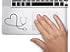 Stethoscope Heart Rn Nurse Symbol Decal Funny Laptop Skin Macbook Trackpad Keypad Sticker Window