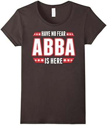 Women's Have No Fear Abba Is Here TShirt Small Asphalt
