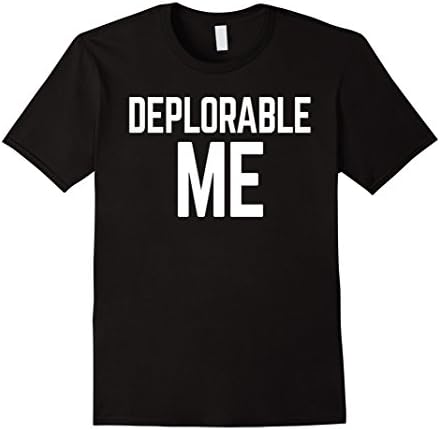 Men's Deplorable Me Shirt, Funny Basket Despicable Trump T-Shirt 2XL Black