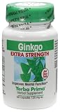 Yerba Prima Ginkgo Extra Strength, 50-Count