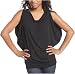 Necessary Objects Juniors' Cold Shoulder Batwing Top