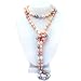 HinsonGayle AAA 9-13mm Metallic Multicolor Free-Form Baroque Pearl Rope Necklace (The Extreme Baroque Collection, 65 inches)