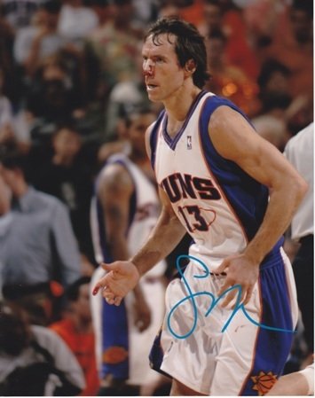 Steve Nash Autographed/Hand Signed Phoenix Suns 8x10 Photo