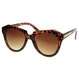 Modern Thick Cat Eye / Wayfarer Cross Sunglasses Edgy Retro Style Eyewear