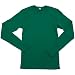 American Apparel - Baby Rib Fitted Long Sleeve T-Shirt, Kelly Green, M