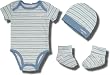 Calvin Klein "Blue Stripes" 3 piece box set for infant boys - ON SALE