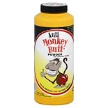 Anti-Monkey Butt Sweat Absorber and Friction Fighter Powder, with Calamine Powder, 6 oz.