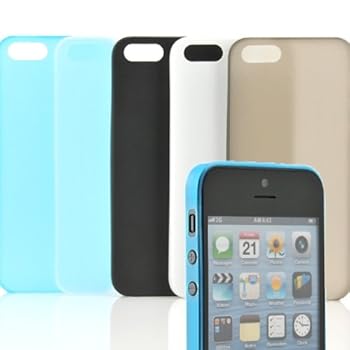 Coque ultra fine et translucide pour iPhone 5 Housse, Etui de MACOON, couleur:noir;modele:iPhone 5 Coque ultra fine et translucide pour iPhone 5 Housse, Etui de MACOON, couleur:noir;modele:iPhone 5