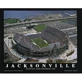 NFL Jacksonville Jaguars Alltel Stadium Aerial Picture