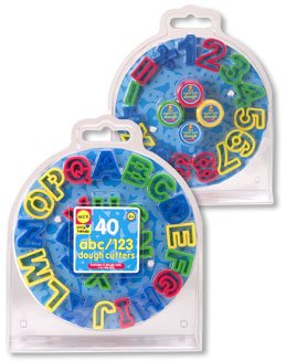 Childrens Toyshop  Toys : Alex ABC/123 Dough Cutters