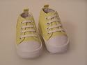 Baby Turnschuhe - gelb/weiss - 6 - 12 Monate