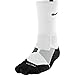 Nike Hyperelite Basketball Crew Dri-Fit Men Socks White/Black SX4801-101 (SIZE: XL)