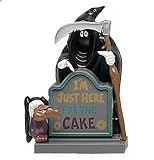 Grim Reaper "I'm Just Here For The Cake" Cake Topper