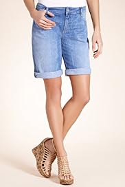 Indigo Collection Cotton Rich Boyfriend Denim Shorts