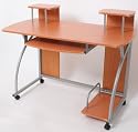 Jugend-Schreibtisch Computertisch Bürotisch Ohio, ca 90x115x55cm ~ Buche
