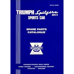 Triumph Parts Catalogue: Spitfire Mk3: Part No. 516282