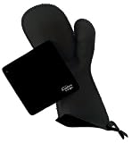 Review Kitchen Grips K2CF135BK / Kitchen Grips ContourFit Mitt 2-Piece Set, Black