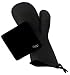 Kitchen Grips ContourFit Mitt 2-Piece Set, Black