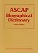 Ascap Biographical Dictionary