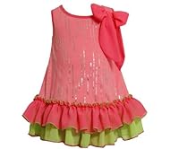 Girls Glittering Polyester/Velvet  Dress