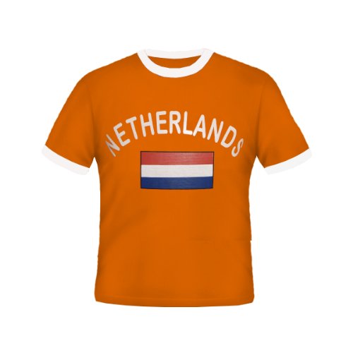 BRUBAKER Niederlande Fan T-Shirt Orange Gr. L