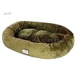 Waterproof Velvet Pet Bed Medium Sage Green