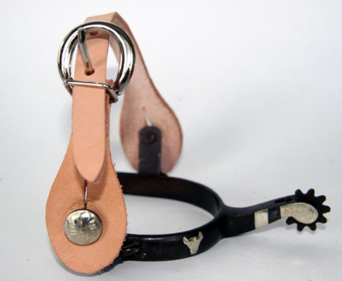 Youth Steer Head Spurs and Straps