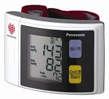 Panasonic EW3003W Diagnostic Wrist Blood Pressure Monitor with DFT Inflation ( White)