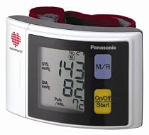 Panasonic EW3003W Diagnostic Wrist Blood Pressure Monitor with DFT Inflation ( White)