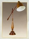 Speckled Red Wine Metal Desk Lamp