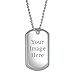 Graphics and More Self-eez(TM) Custom Personalized Dog Tag with Chain