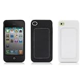 Bone Collection Phone Leather 4S ブラック iPhone4S シリコンケース(レザー付き) PH11021-BK