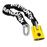 KRYPTONITE ［ ｸﾘﾌﾟﾄﾅｲﾄ ］ NEW YORK LOCK ［ ニューヨークシリーズ ］ しっかりバイクを守りたいユーザーにおすすめ!! ［ ﾆｭｰﾖｰｸ ﾚｼﾞｪﾝﾄﾞ ﾁｪｰﾝ & ﾆｭｰﾖｰｸ ﾊﾟｯﾄﾞﾛｯｸ 1500 ] ［ スペアキーシステム ］ ［ 盗難見舞金付!! ］ 999577
