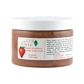 100% Pure Strawberry Butter Body Scrub