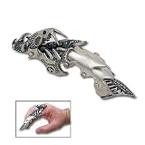 Fanged Armor Dragon Finger Claw Blade Knife