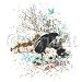 Obscurity~crow & Skull Adult T-Shirt