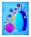 Funky Floral Blue Photographic Poster Print by Ruth Palmer Digital, 20x24
