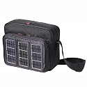 Voltaic Systems 1004 Messenger, 4 watt Solar Powered 850 Cubic Inch Attache' Case for 15' Notebooks, Silver