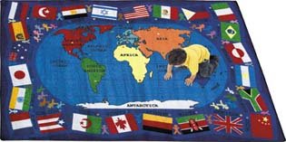 Flags of the World Rug - 10.75 Foot x 13.15 Foot Rectangle