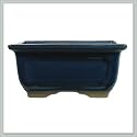 Bonsai Tree Blue Ceramic Pot - Size 8 - Deep