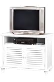 Savannah Louvered Tv Stand Standard White