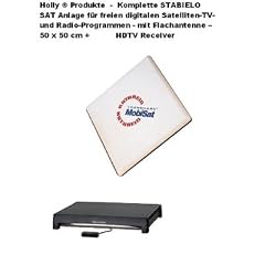 Komplette SAT Anlage f�r freien digitalen Satelliten-TV- und Radio-Programmen - mit Flachantenne KATHREIN BAS 60 + KATHREIN DVB-T-UFS 940 sw Receiver 4000 Speicherpl�tze DVB-S-Receiver HDTV; 1 x CI; USB 2.0; HDMI; IR-Sensor; SW-Download; EPG; Videotext; Videocinch;AC 3 opt.; 230/12V; CAP-Befehlssatz; Schwarz Sat-ZF-Eingang 950-2150MHz; 4000 Speicher - Holly � Produkte STABIELO