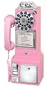 Crosley CR56 1950's Pay Phone - Hot Pink