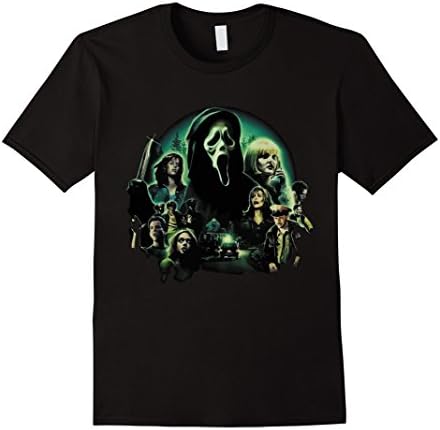 Men's Scream tshirt | Scream horror movie back tshirt for men XL Black