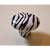Zebra Animal Print Ceramic Cabinet Drawer Pull Knob
