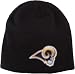 Men's ST LOUIS RAMS Black Knit Cuffless Cap - One Size
