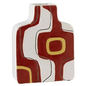 Bella Vase, LAVA LAMP SHORT, RED