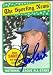 Ron Santo Autographed/Hand Signed Baseball Card (Chicago Cubs) 1969 Topps Sporting News All Star
