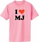 I LOVE MJ on Adult & Youth Cotton T-Shirt (in 40 colors)