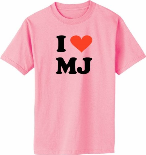 I LOVE MJ on Adult & Youth Cotton T-Shirt (in 40 colors)